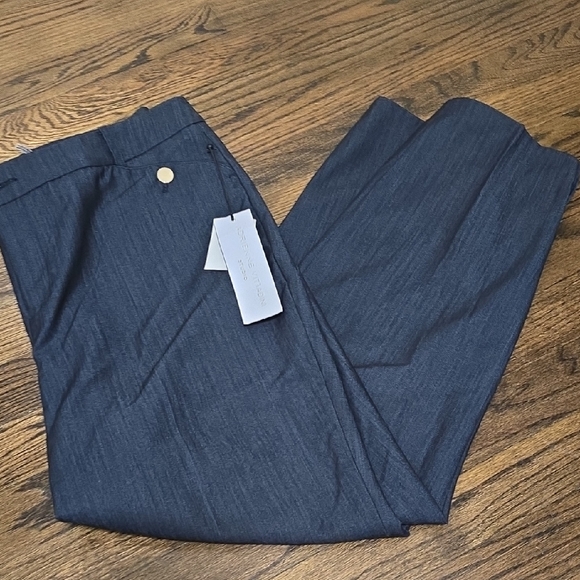 Adrienne Vittadini Navy Trousers - Picture 1 of 10